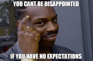 you can't be disappointed if you have no expectations - build eLearning internally